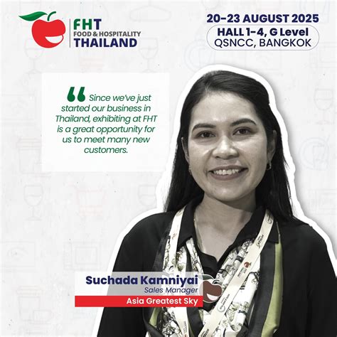 𝗦𝘂𝗰𝗰𝗲𝘀𝘀 𝗦𝘁𝗼𝗿𝗶𝗲𝘀 𝗳𝗿𝗼𝗺 𝗙𝗛𝗧!... - Food & Hospitality Thailand | Facebook