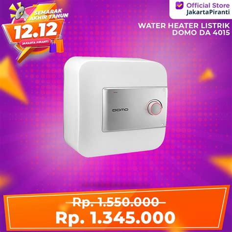 Jual Domo Water Heater Da Liter Shopee Indonesia