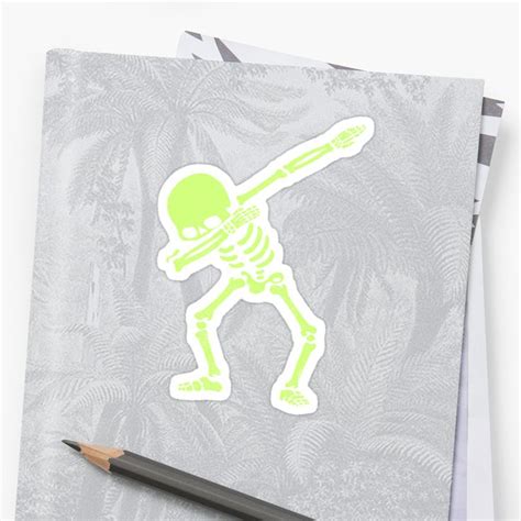 Hip Hop Skeleton Dabbing Shirt With Glow In The Dark Effect