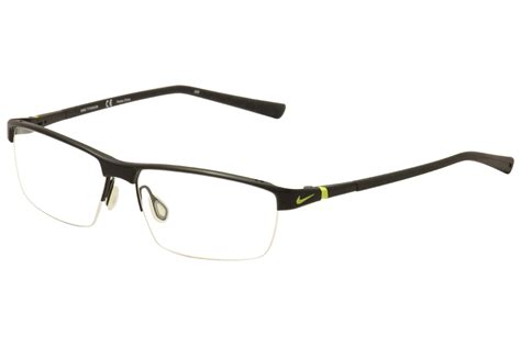 Nike Mens Eyeglasses 6052 Half Rim Titanium Optical Frame