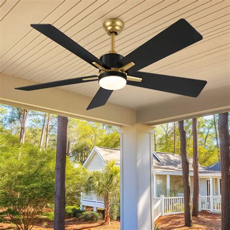 Dextrus Modern Ceiling Fan With Light And Remote Control App Control