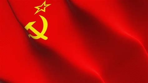 Soviet Union Flag Stock Video Footage Royalty Free Soviet Union Flag