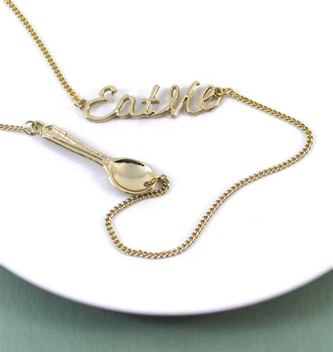 Alice In Wonderland Eat Me Necklace By Lucy Loves Neko