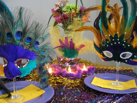 Mardi Gras Table Decorations Pictures | Shelly Lighting