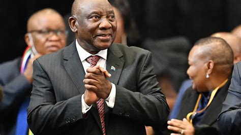 Ramaphosa Primer Presidente De Sudáfrica En Dirigir Un Gobierno De