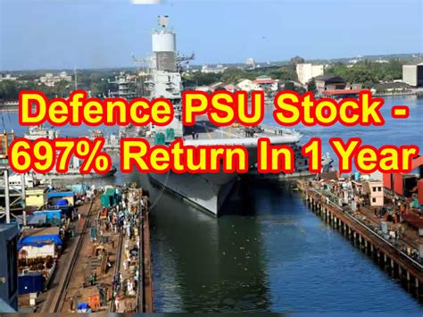 697% return in 1 year: This defence PSU stock is in focus after bagging ...