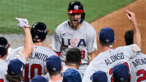 Team Usa Score Trea Turner S Grand Slam Vs Venezuela Sends U S To