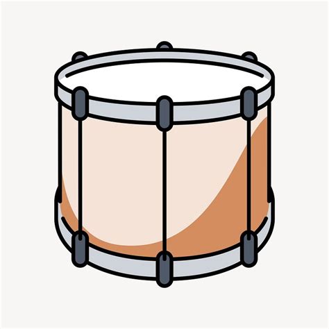 Drum illustration. Free public domain | Free Photo Illustration - rawpixel