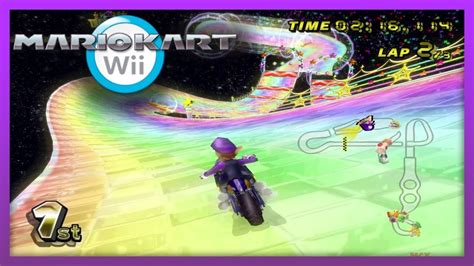 Mario Kart Wii - Rainbow Road Special Cup 100cc (Waluigi Gameplay)