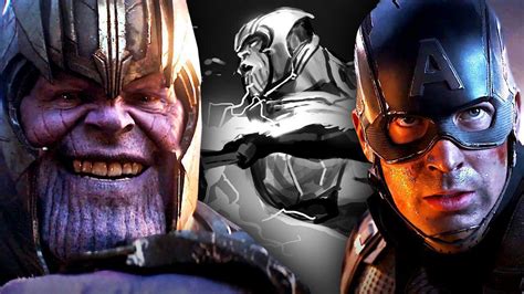 New Avengers Endgame Concept Art Features Captain America Battling Thanos