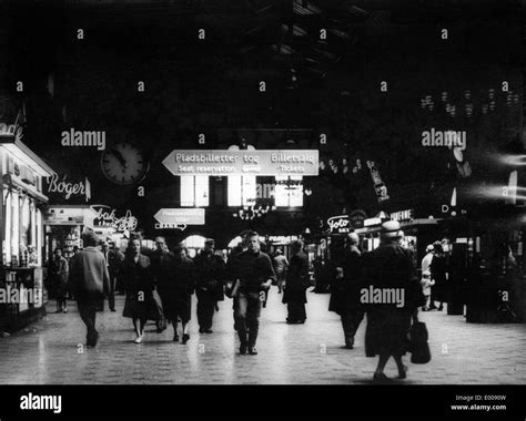 The Copenhagen Central Station, 1964 Stock Photo - Alamy