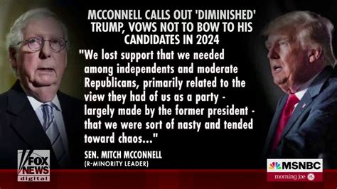 Mcconnell Rips Into Diminished Trump In Nbc News Interview Fox News