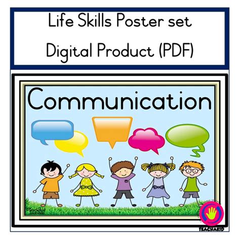 Communication Life Skills Theme Digital Teachakid