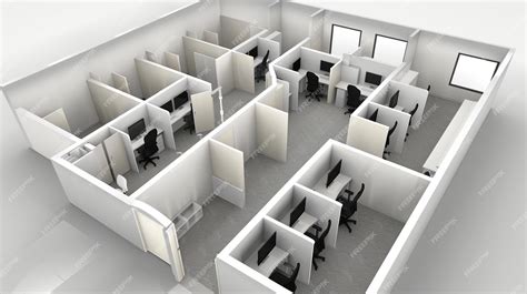 Premium Photo | Efficiency in Office Layout Design