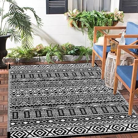 Amazon Anidaroel Outdoor Rug 5 X8 Waterproof For Patio Decor