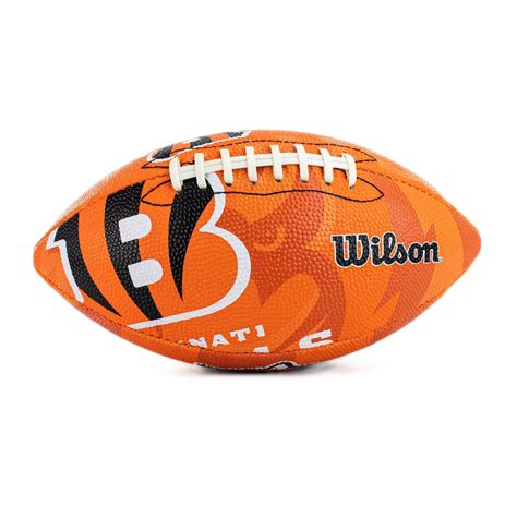 Wilson NFL junior team logo football, Cincinnati Bengals – sportverzlun.is