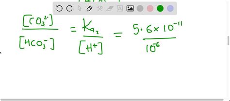 Solved Calculate The Concentrations Of Carbonic Acid Bicarbonate Ion