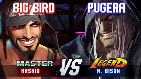 SF6 BIG BIRD Rashid Vs PUGERA M Bison High Level Gameplay YouTube