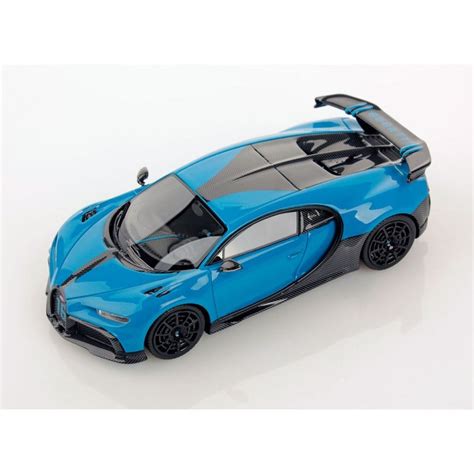 Bugatti Chiron Pur Sport Agile Blue Looksmart Ls A Miniatures Autos