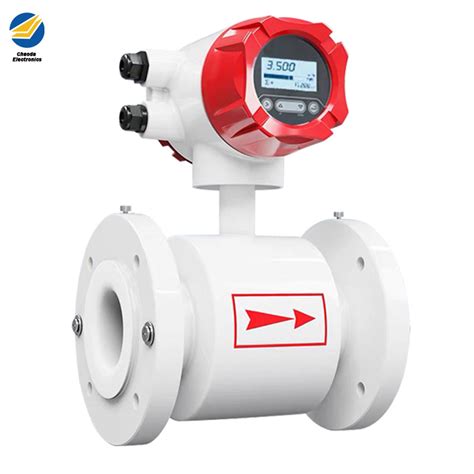 Industrial Wastewater Digital Electromagnetic Liquid Flowmeter 4 20mA