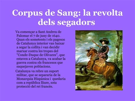 La Guerra Dels Segadors Ppt