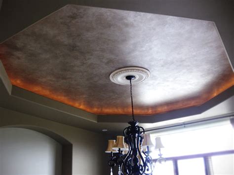 Faux Metallic Ceiling Paint Shelly Lighting