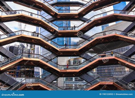 The Vessel The New Sculpture From Hudson Yards Editorial Stock Photo