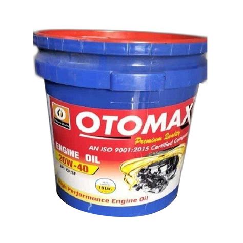 10 Litre Otomax 20W40 Engine Oil At Rs 1360 Bucket Engine Oil In New