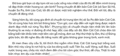 Viết Kể Lại Một Trải Nghiệm Của Bản Thân Hành Trình Đáng Nhớ