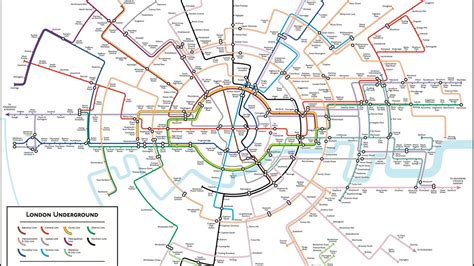 Tube Map A University Lecturer Has Redesigned TfLs Underground Map