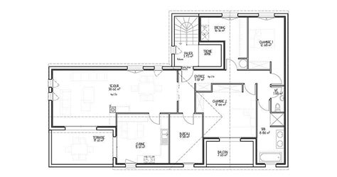 Plan architecture villa