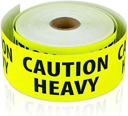 Amazon Caution Heavy Stickers X Inches Heavy Caution