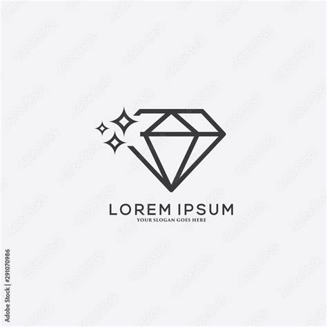 Diamond Logo Design Template vector illustration Stock Vector | Adobe Stock