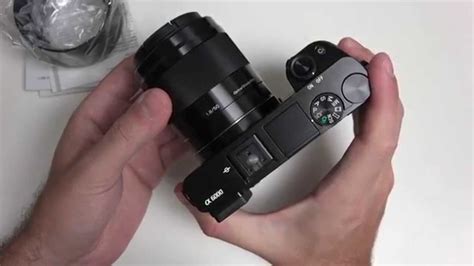 Sony SEL50F18 E-mount Lens Unboxing and First Look - YouTube