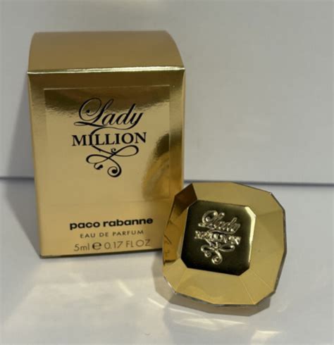 Paco Rabanne Lady Million Eau De Parfum 5ml 0 17fl Oz New In Box Ebay