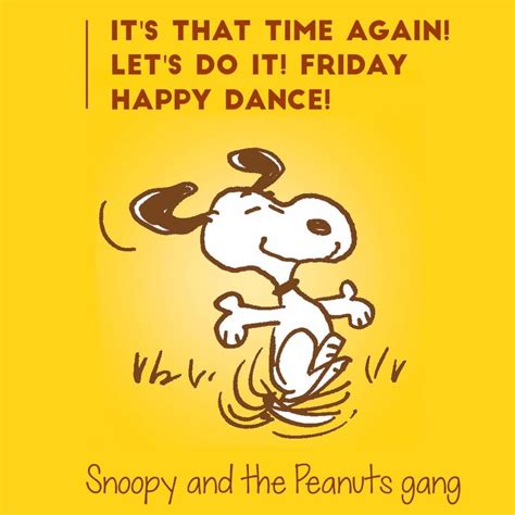 Snoopy Happy Dance Friday