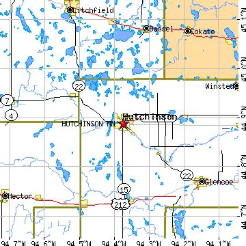 Hutchinson, Minnesota (MN) ~ population data, races, housing & economy