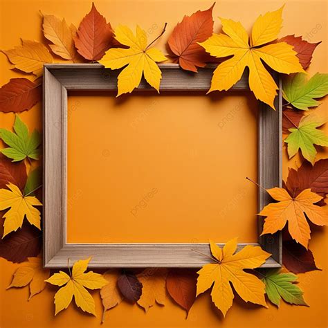 autumn background orange yellow grunge frame wallpapers backdrop