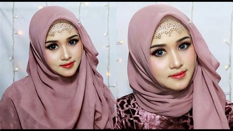 Tutorial Hijab Segi Empat Untuk Acara Pesta