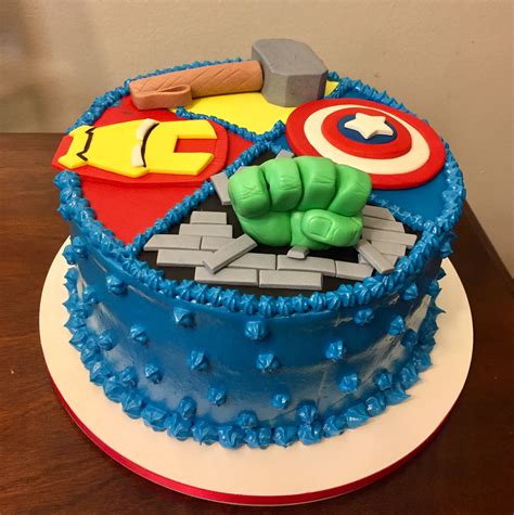 Avenger Buttercream Fondant Accessories All Edible Avengers