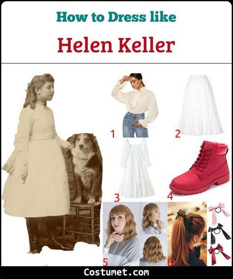 Helen Keller Costume For Cosplay Halloween Helen Keller Costumes