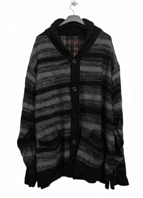 Kurt Cobain KURT COBAIN FASHION STRIPES KNITTED CARDIGAN | Grailed