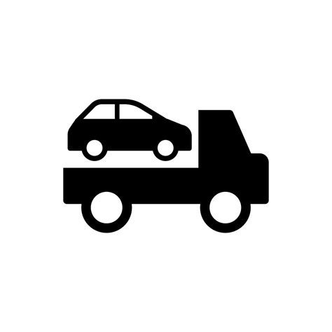 Car Towing Truck Icon 24211624 Vector Art At Vecteezy