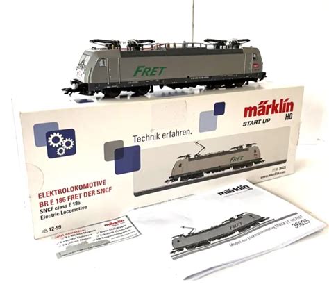 MARKLIN HO LOCOMOTIVE Électrique Br E 186 Traxx Fret Sncf Ref 36625