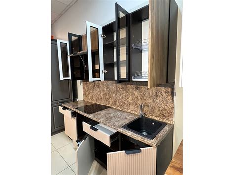 Купить Кухня "NORD" ВН SALE, цвет канадский орех \ софт латте line, арт ...