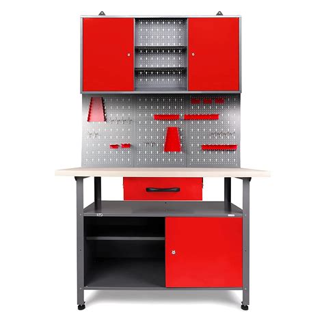 Jzd Factory Workshop Cabinet Garage Workbench With Drawers Steel Tool