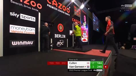 Pdc Darts On Twitter Cullen Van Gerwen Great Response From