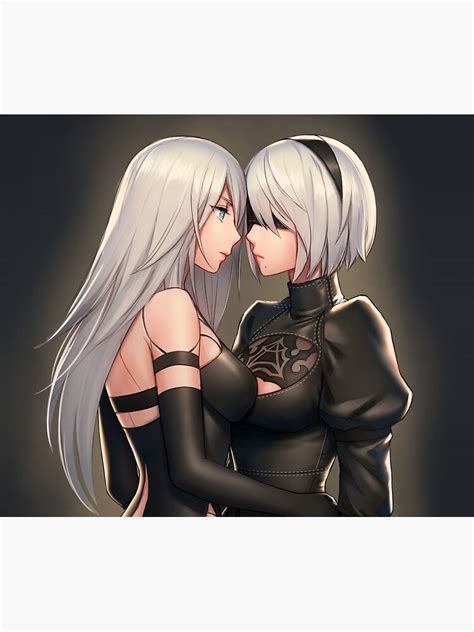 Sexy YoRHa 2B And A2 Lewd Thicc Ass Butt Tits Nier Automata Anime