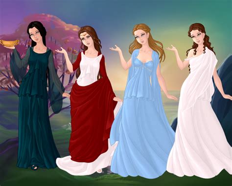 Circe, Medea, Calypso and Pandora by PoisonDLucy13 on DeviantArt