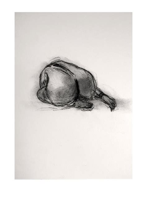 Nude Charcoal Drawing Limited Edition Print 20 Available Etsy